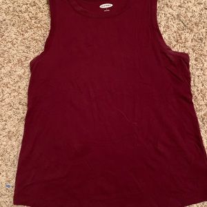 Maroon Athletic Top